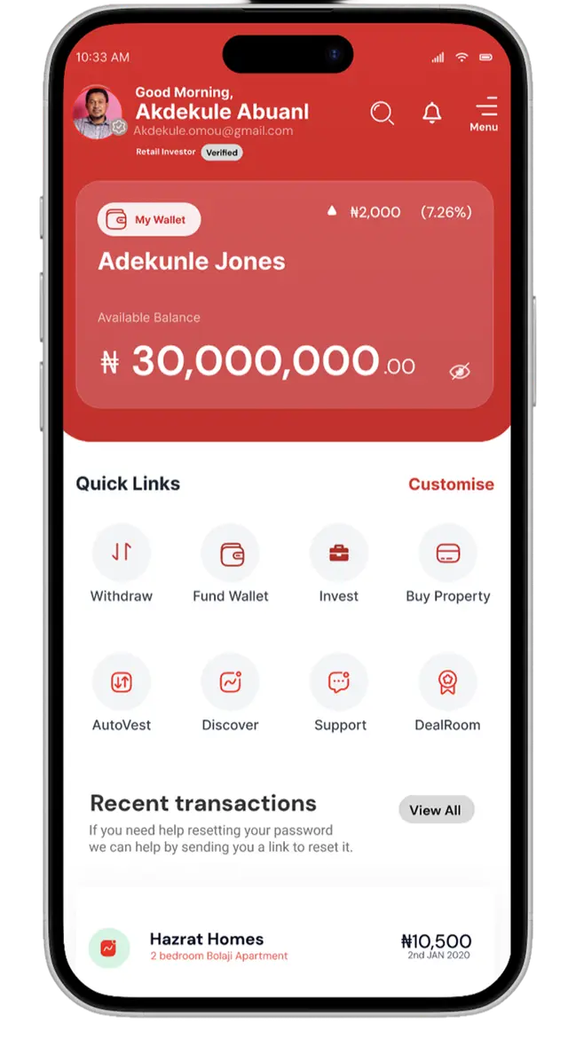 A DPX-built mobile app on a smartphone