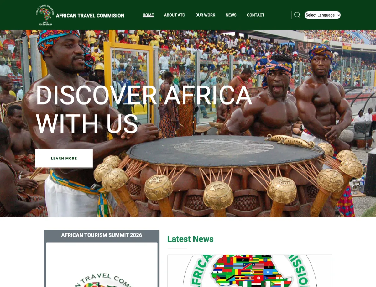 African Travel Commission website