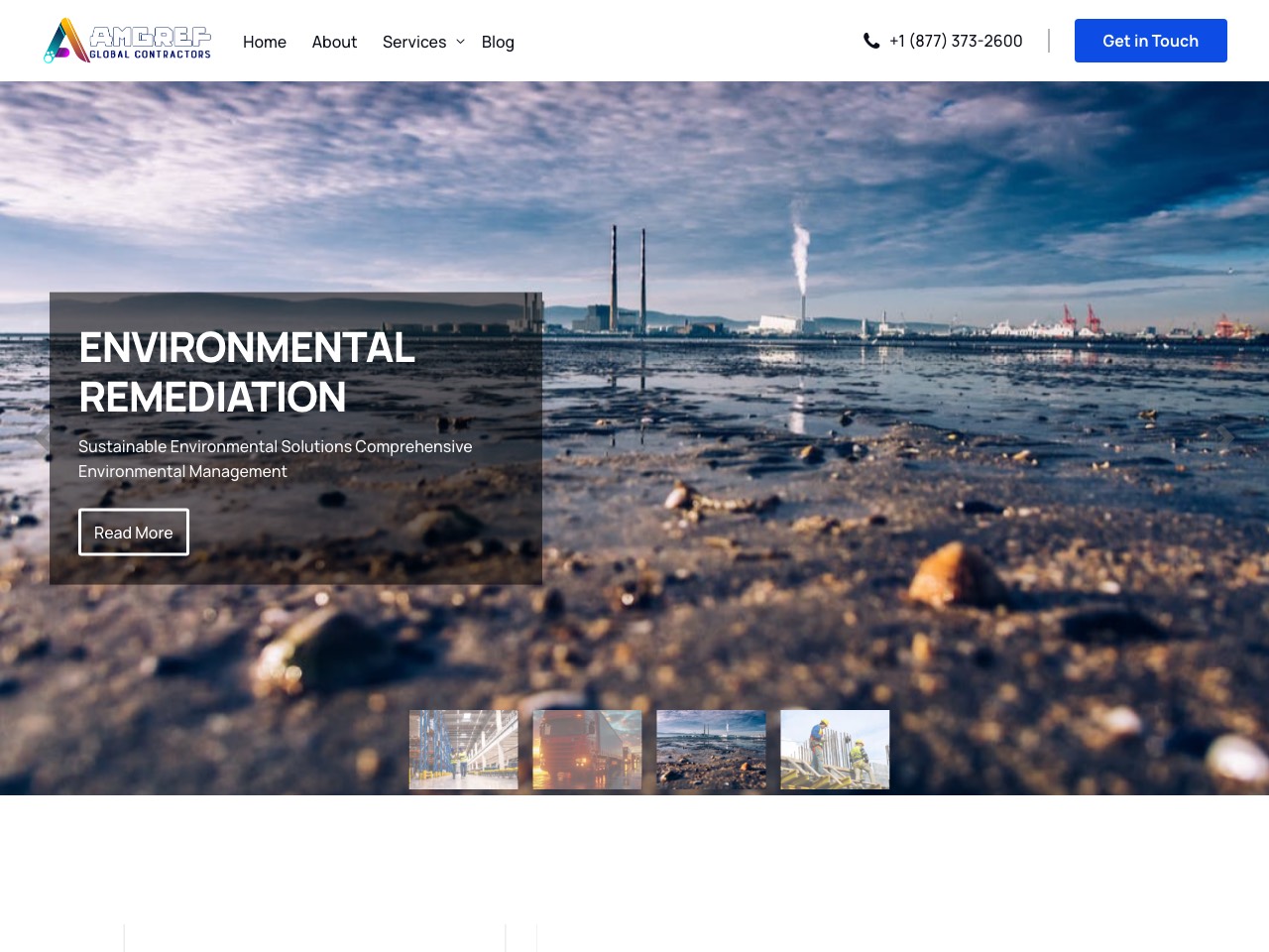 Amgref Global USA website