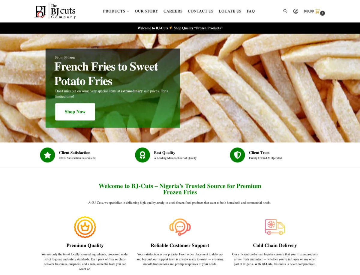 BJCuts website