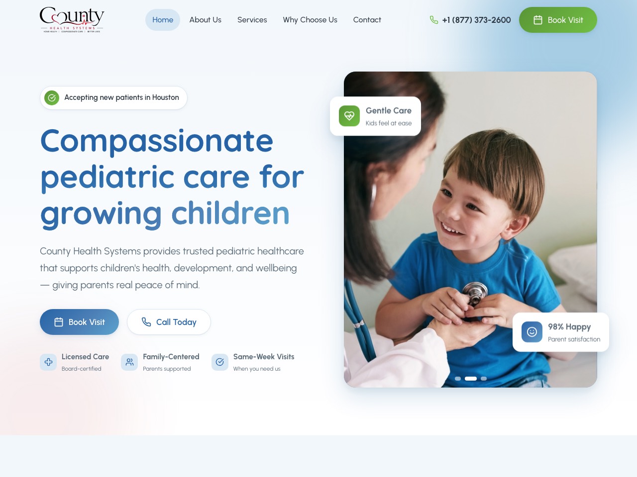 County Health Systems website
