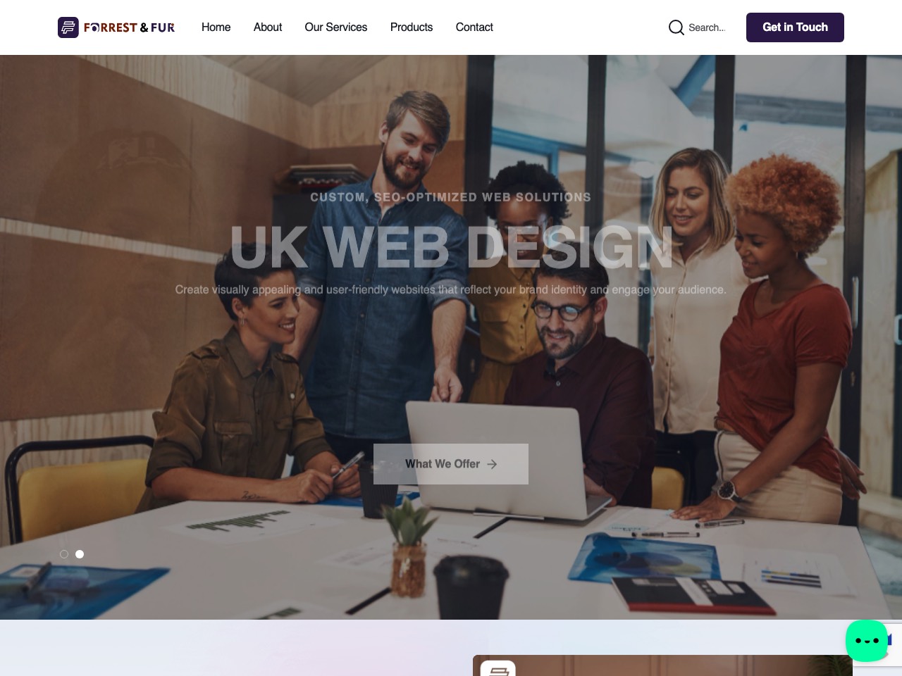 Forrest & Fur UK website