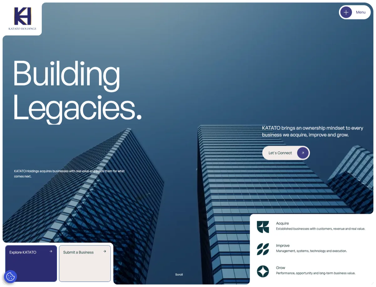 Katato Holdings website