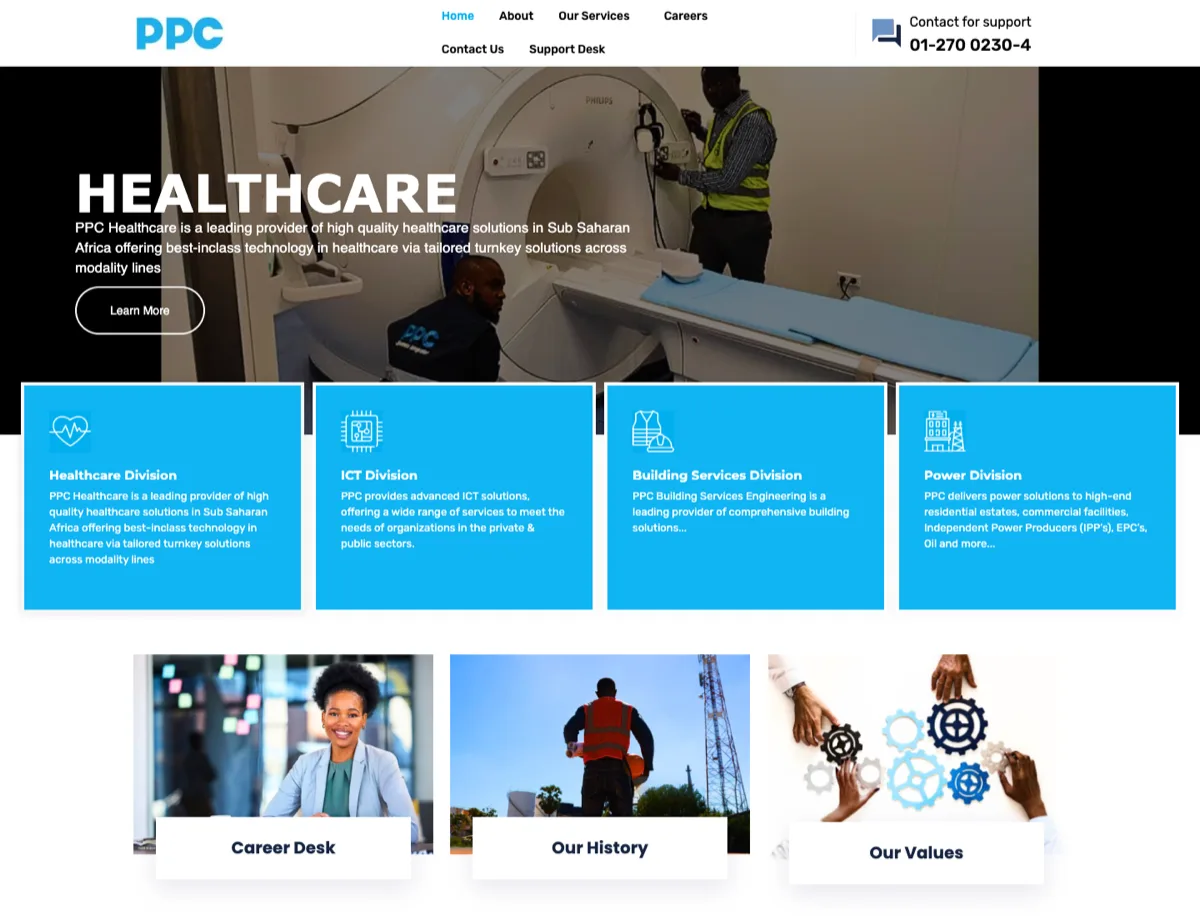 PPC Limited website