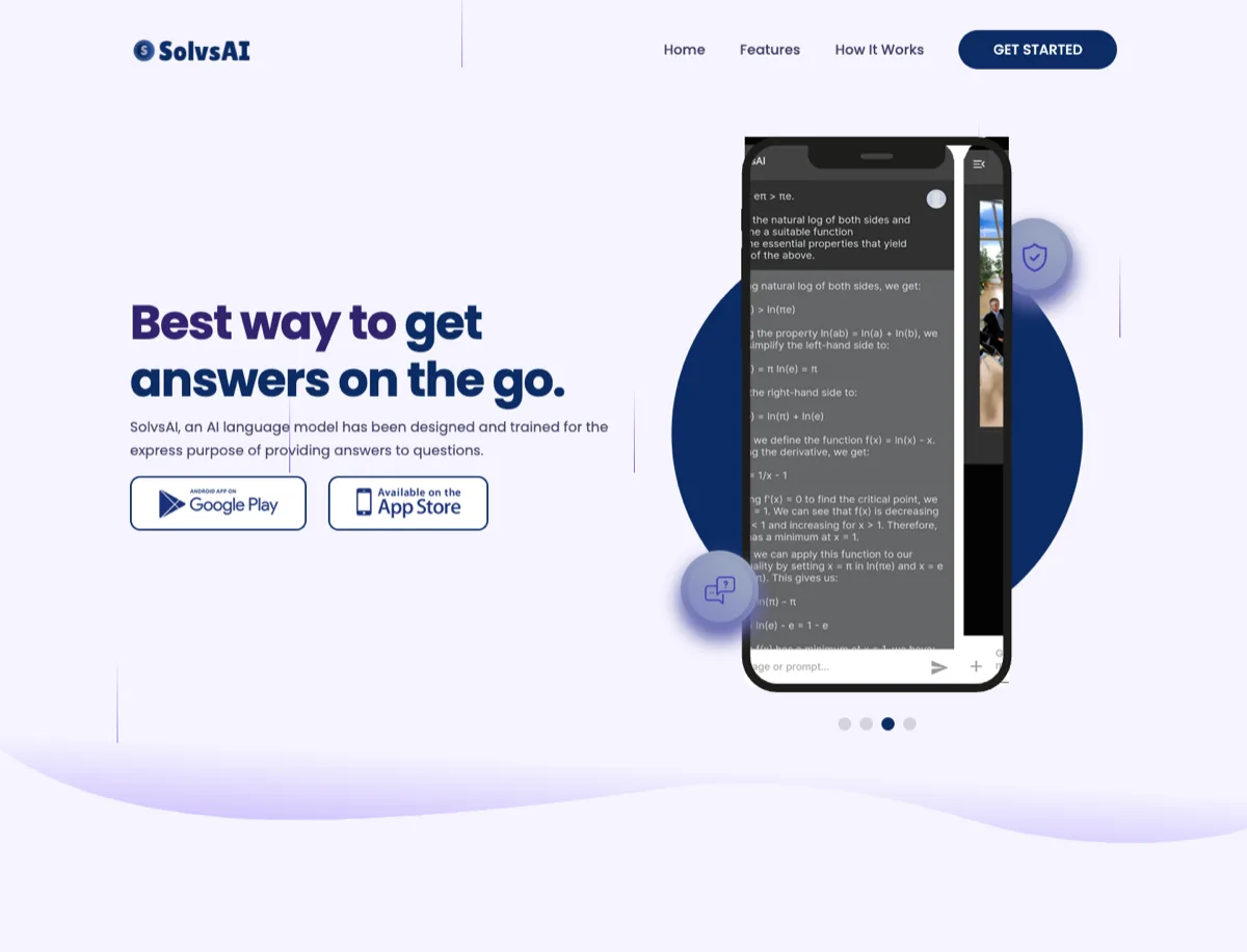 SolvsAI website