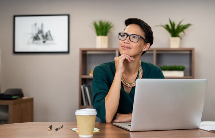 bigstock Thoughtful fashion business wo 269124508