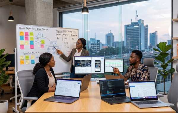 How much does a web designer charge in Nigeria