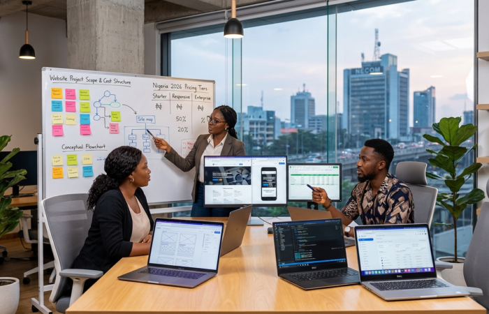 How much does a web designer charge in Nigeria